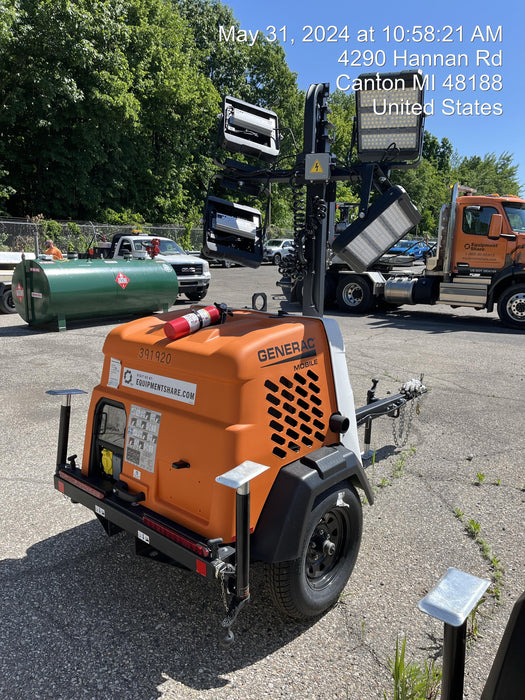 2024 Generac MLT2 Diesel, Flex Switch 120V Input, Powerzone Controller, 
(4) 320W LED Lights, 4kW Generator, 39.9 Gal Fuel Tank, 2" Ball, T3