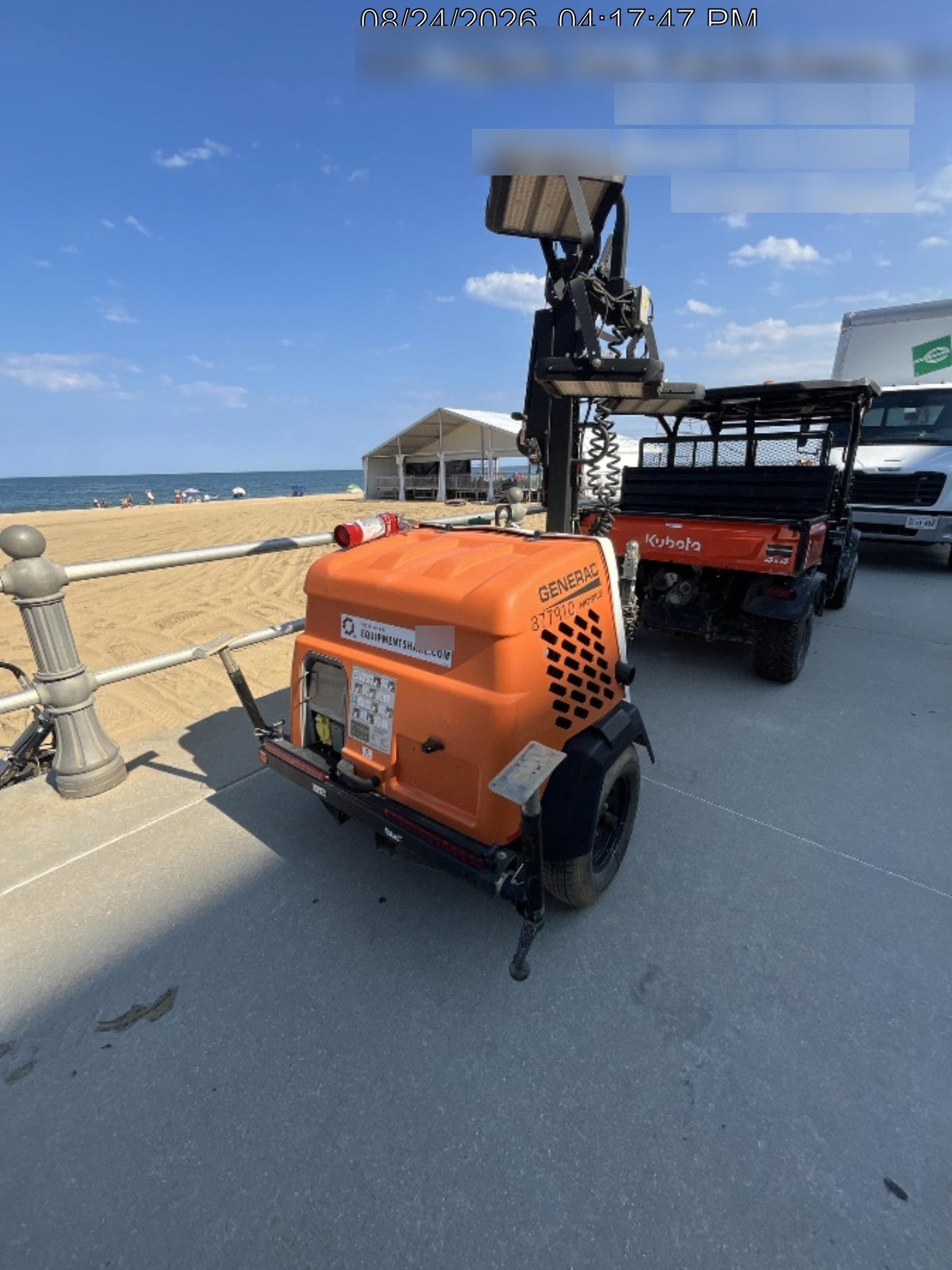 2023 Generac MLT2 Diesel, Flex Switch 120V Input, Powerzone Controller, 
(4) 320W LED Lights, 4kW Generator, 39.9 Gal Fuel Tank, 2" Ball, T3