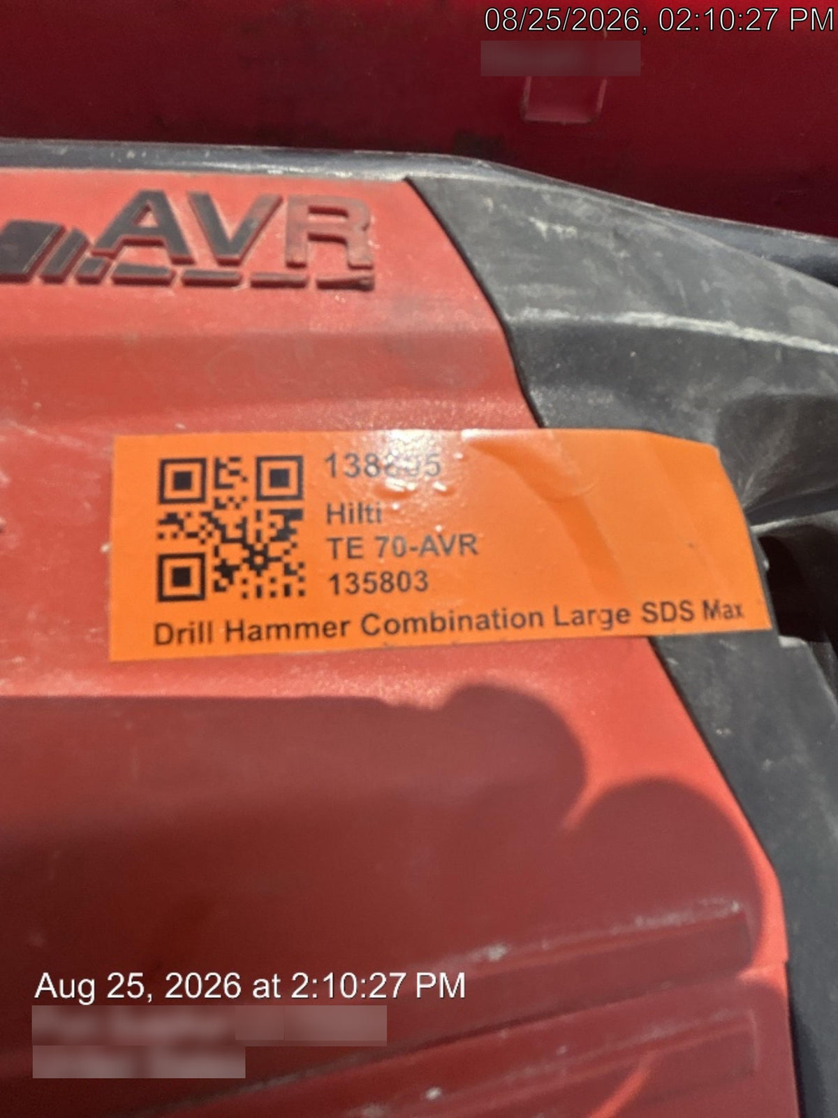 2021 HILTI TE 70-AVR