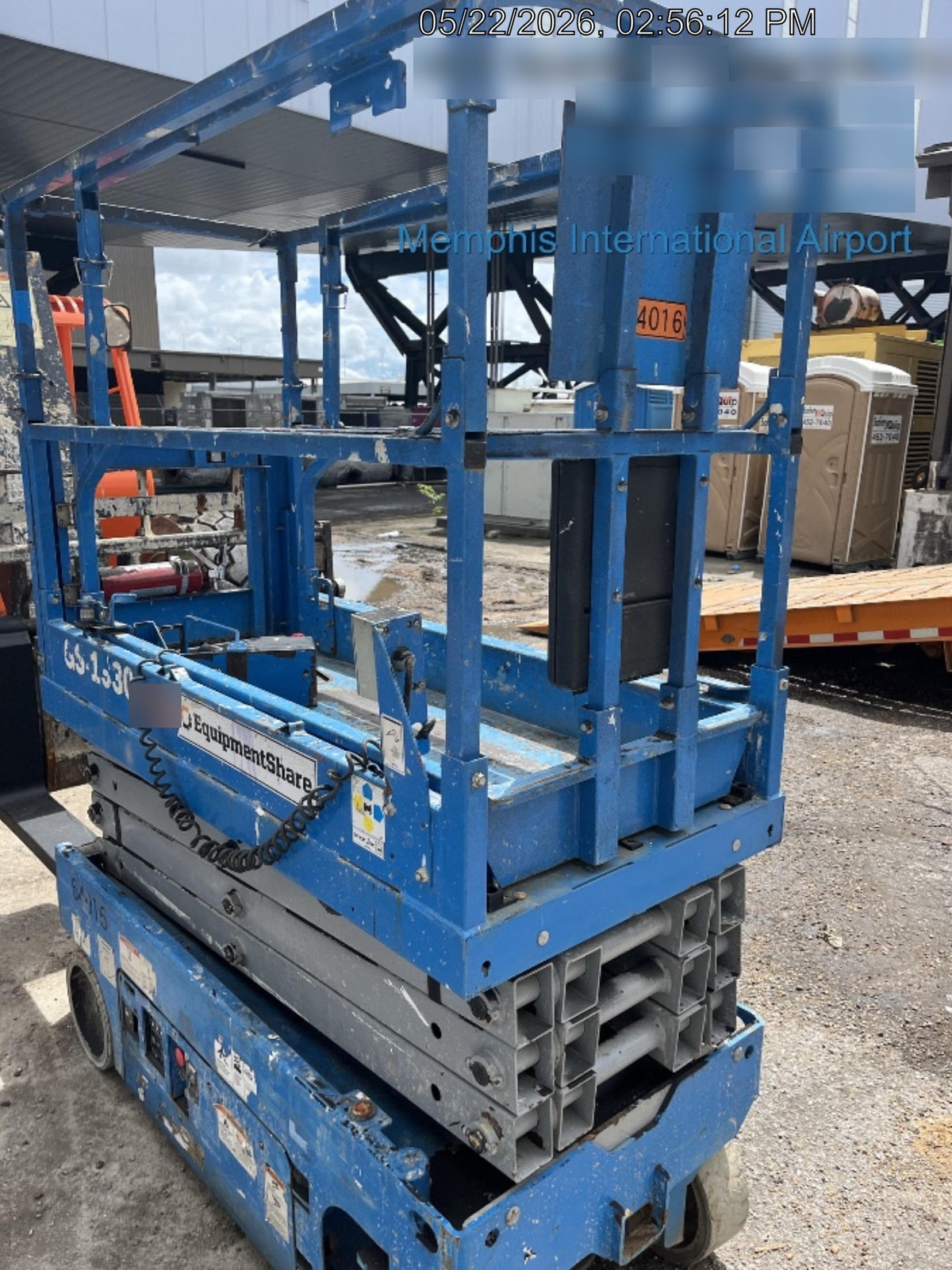 2020 Genie GS-1930 Solid Non Marking Tires, Beacon, Folding rails with half height swing gate