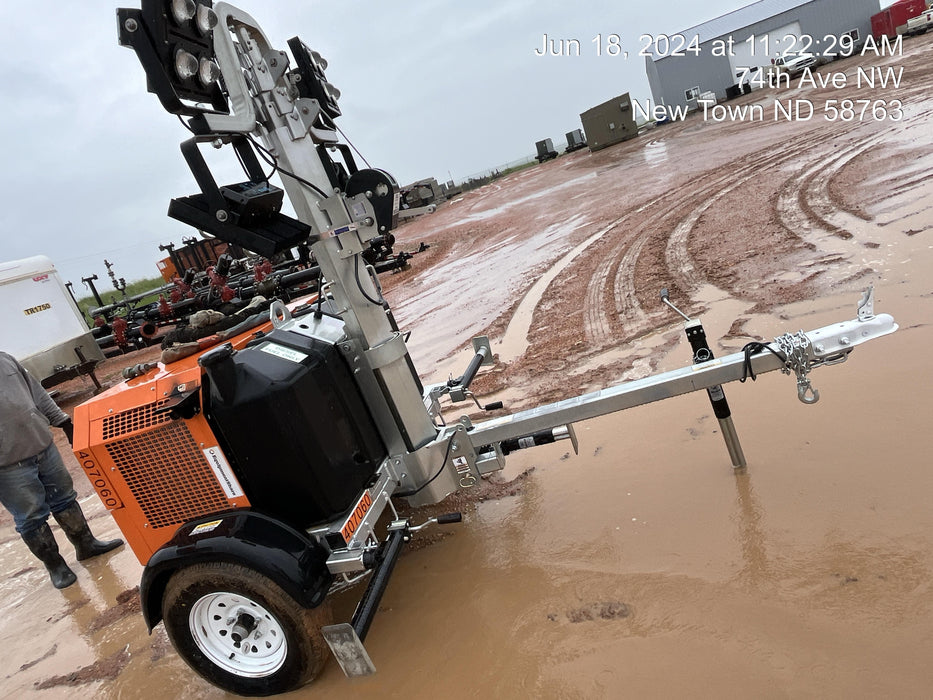 2024 Wanco WLTT-4MM4K Diesel, Deep Sea Controller, Shore Power Plug, Auto Start, (4) 350W LED Floodlights, 4kW Generator, 60 Gal Fuel Tank, 2" Ball, T3