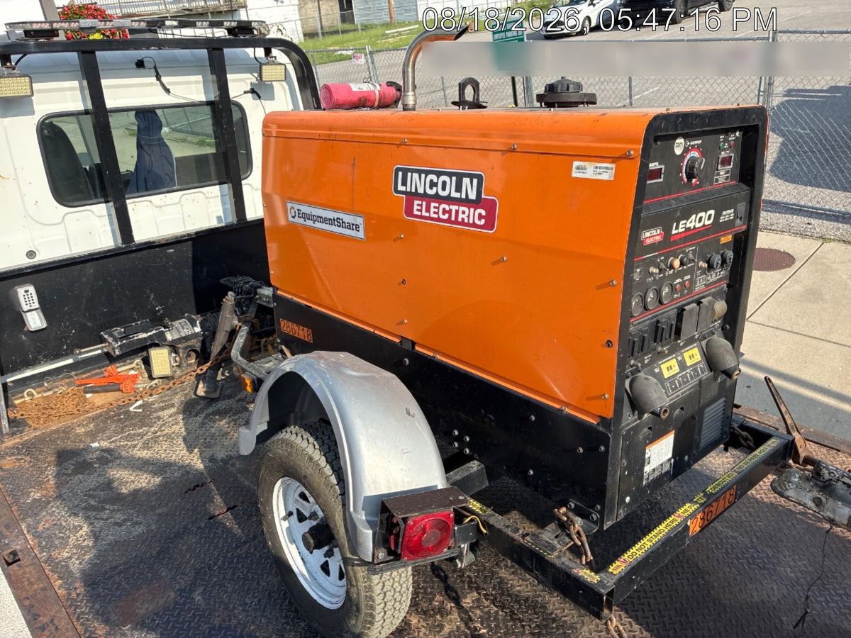 2022 Lincoln Electric LE400 Kubota V1505, Trlr, Cable Rack, Light Kit, ES Decals, T3