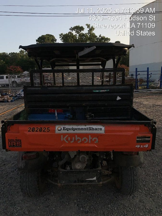 2022 Kubota RTV-X1140W-H Plastic Canopy, Windshield Acrylic Clear, LED Strobe Light, Wire Harness Kit, Back up Alarm