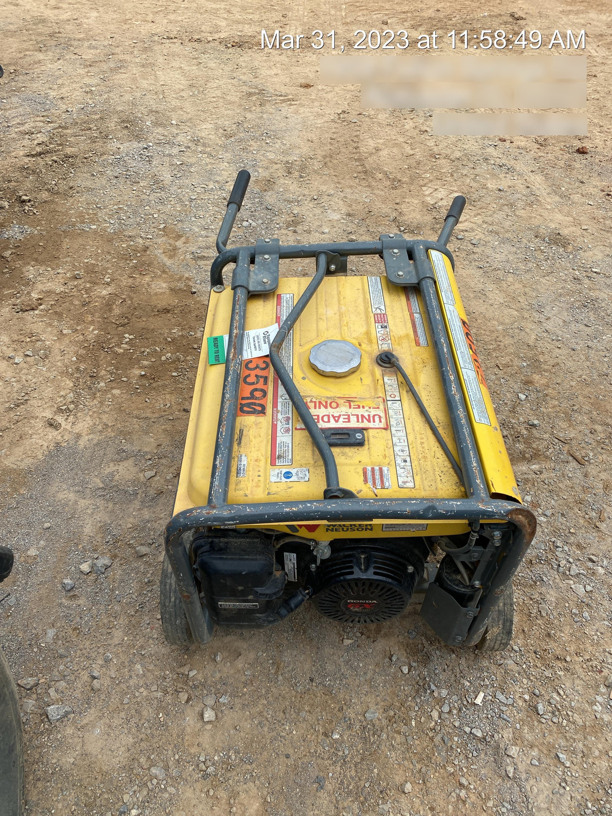 2020 WACKER NEUSON GP6600A