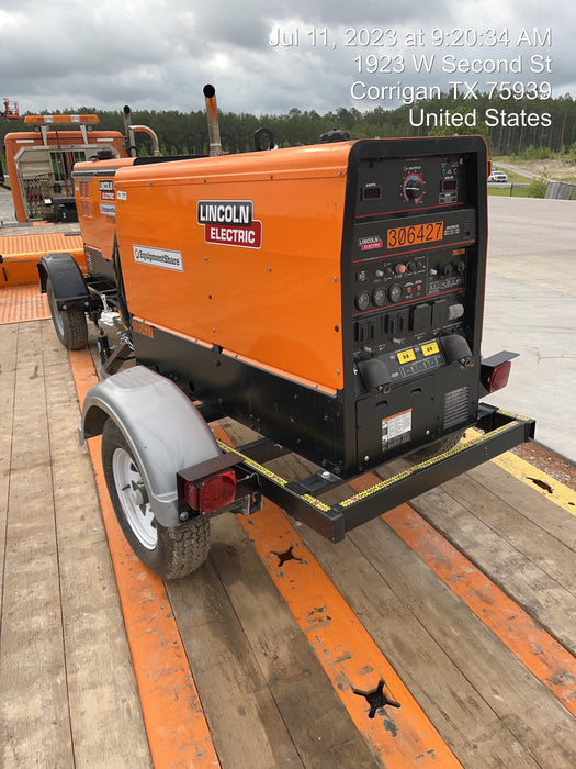 2023 Lincoln Electric LE400 Kubota V1505, Trlr, Cable Rack, Light Kit, ES Decals, T3