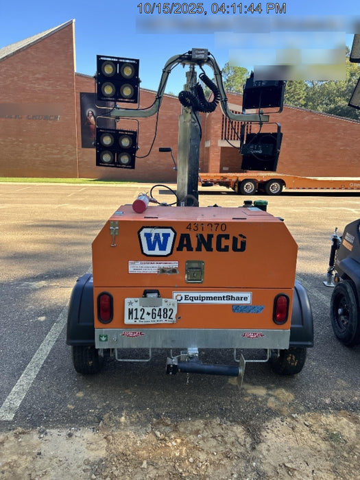 2024 Wanco WLTT-4MM4K Diesel, Deep Sea Controller, Shore Power Plug, Auto Start, (4) 350W LED Floodlights, 4kW Generator, 60 Gal Fuel Tank, 2" Ball, T3