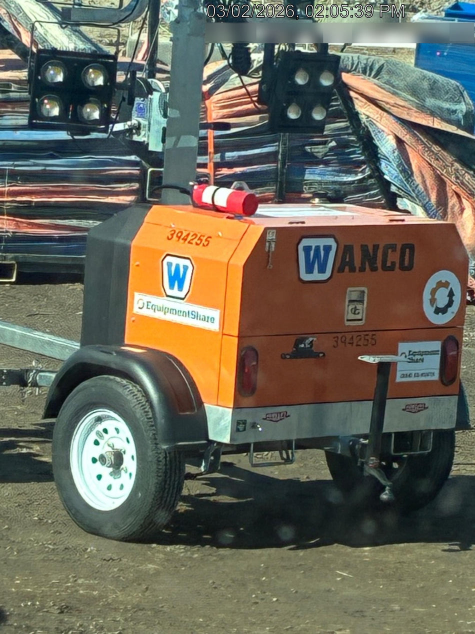 2024 Wanco WLTT-4MM4K Diesel, Deep Sea Controller, Shore Power Plug, Auto Start, (4) 350W LED Floodlights, 4kW Generator, 60 Gal Fuel Tank, 2" Ball, T3