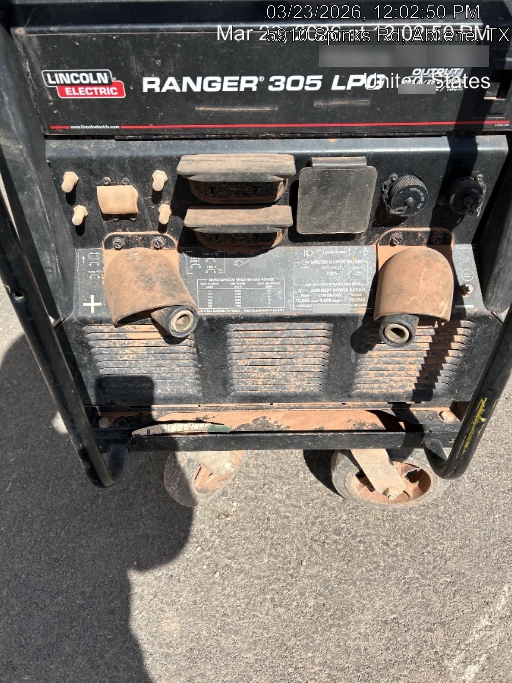2024 LINCOLN ELECTRIC Ranger 305 LPG