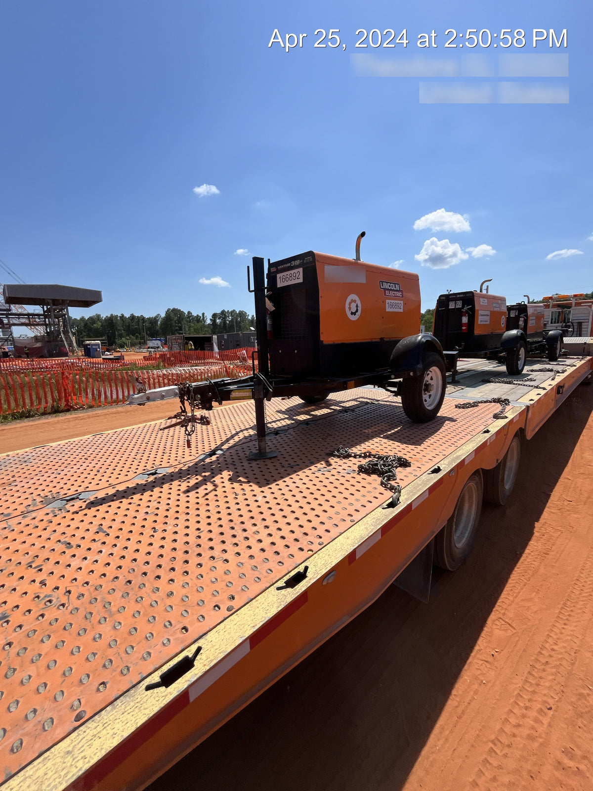 2021 Lincoln Electric Vantage 322 Vantage 322 Ready Pak 3 w/ Decals, ORANGE (includes trailer, cable rack, fender light kit) NO Telematics