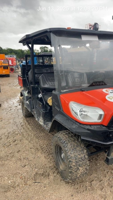 2022 Kubota RTV-X1140W-H Plastic Canopy, Windshield Acrylic Clear, LED Strobe Light, Wire Harness Kit, Back up Alarm