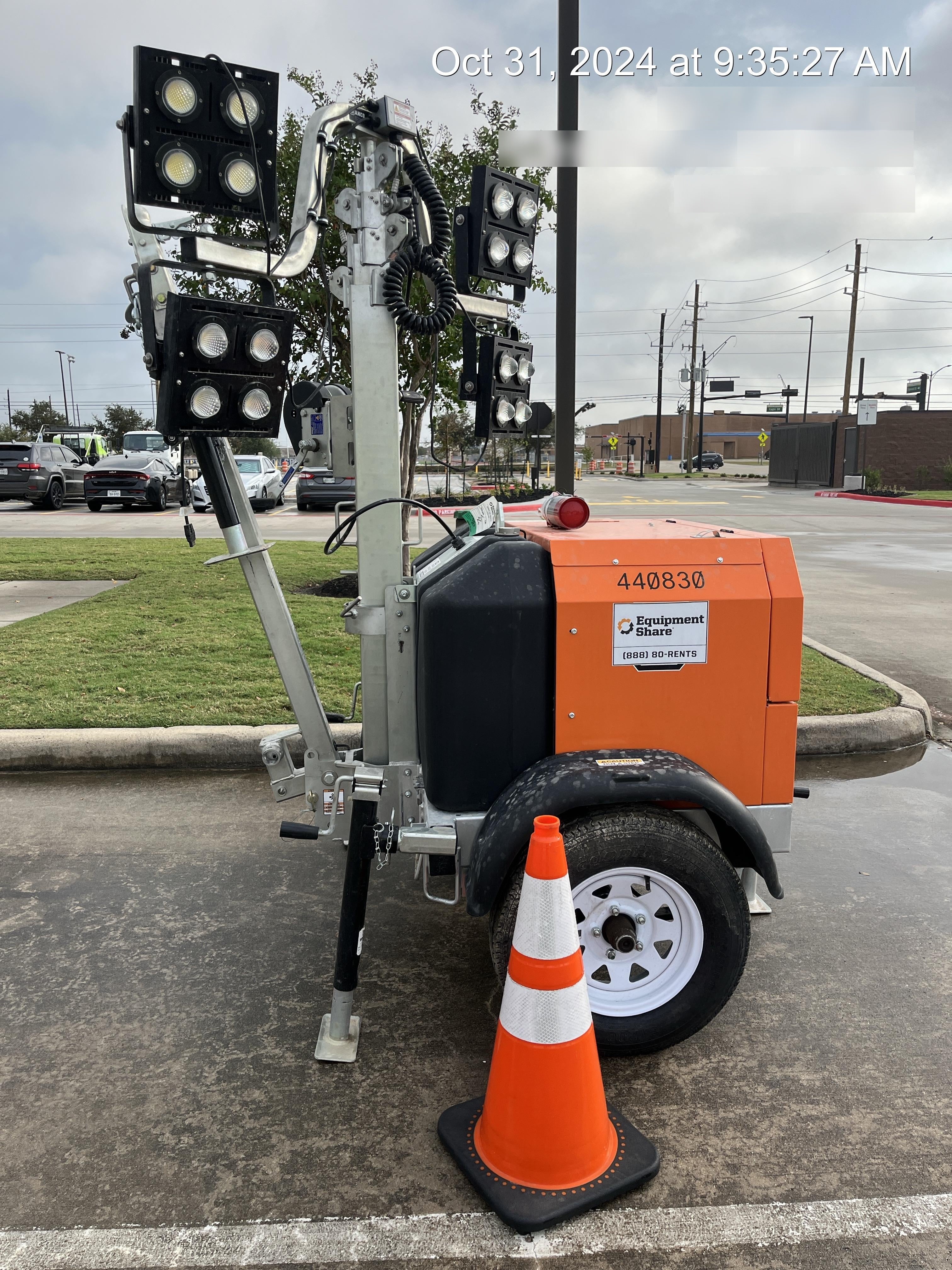 2024 Wanco WLTT-4MM4K Diesel, Deep Sea Controller, Shore Power Plug, Auto Start, (4) 350W LED Floodlights, 4kW Generator, 60 Gal Fuel Tank, 2" Ball, T3