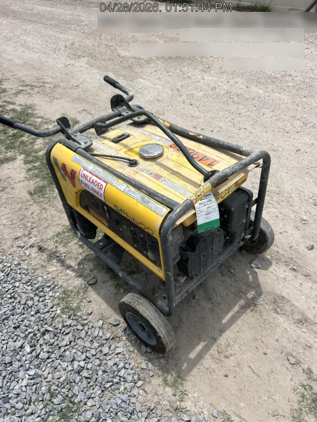 2020 WACKER NEUSON GP6600A