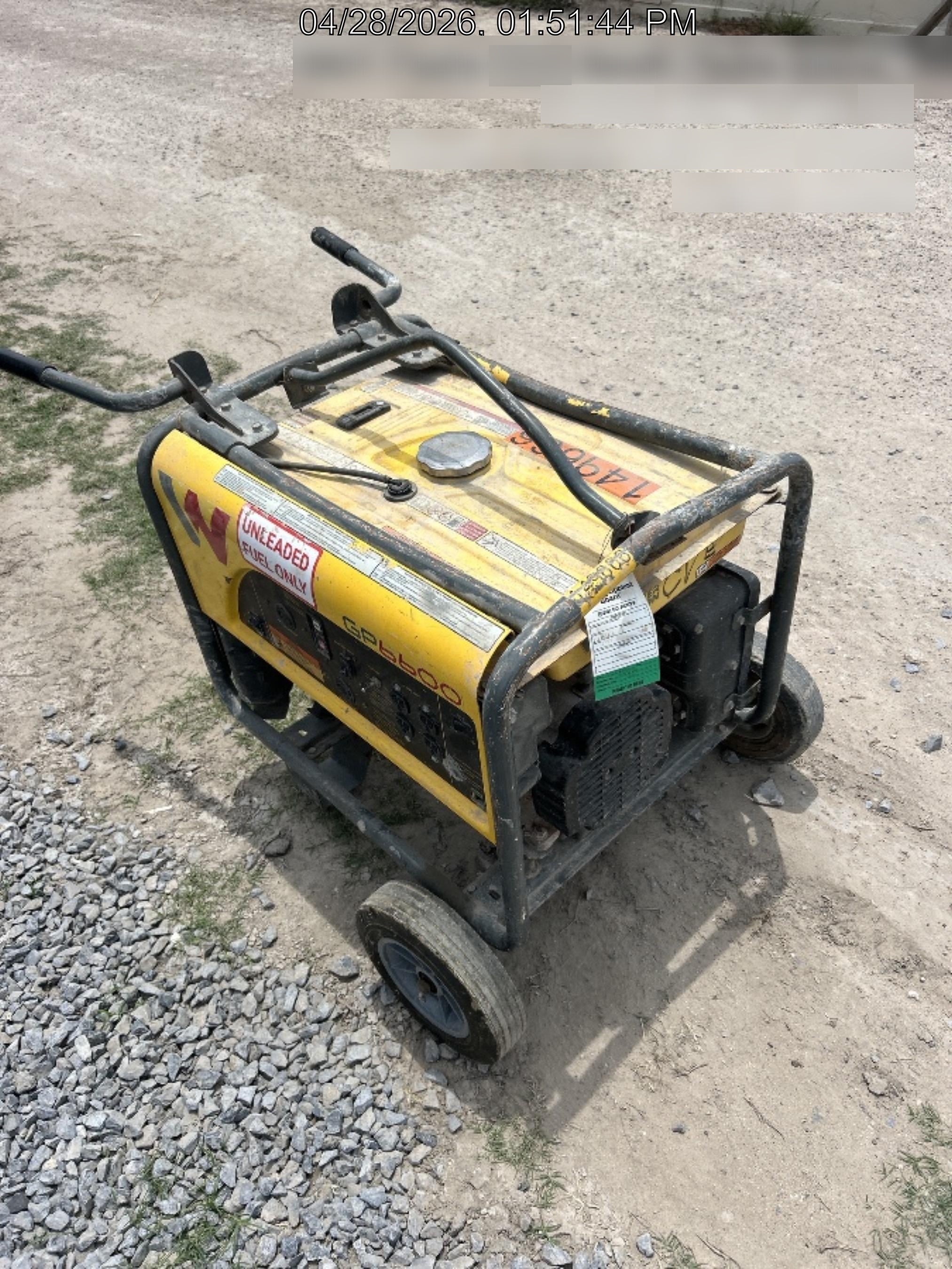 2020 WACKER NEUSON GP6600A