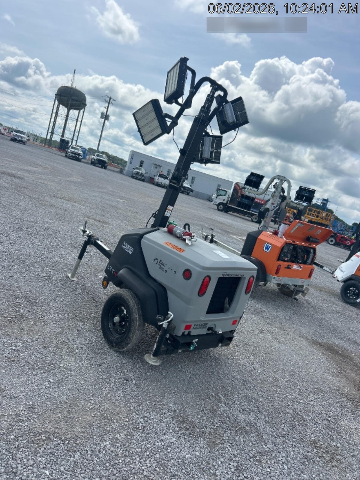 2024 Wacker Neuson LTT4 Diesel, Kohler KDW702, Deep Sea Controller, Auto Start, LED 320W, Bypass Outlet, T3