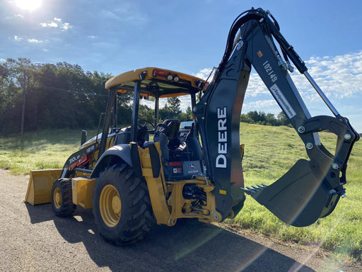 2020 John Deere 310LEP Canopy, 4WD, Standard Stick, Pilot Controls, 2 Way Hydraulics, TAG Manual QC