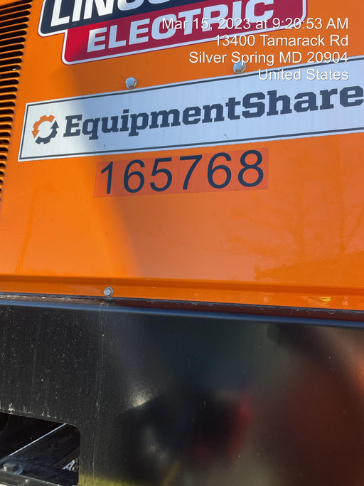 2021 Lincoln Electric Vantage 549X Ready Pak 3, ORANGE (includes trailer, cable rack, fender light kit)