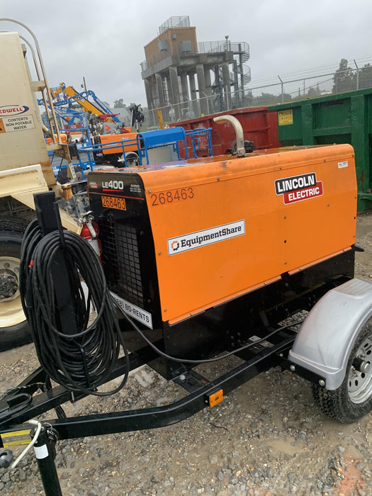 2022 Lincoln Electric LE400 Kubota V1505, Trlr, Cable Rack, Light Kit, ES Decals, T3