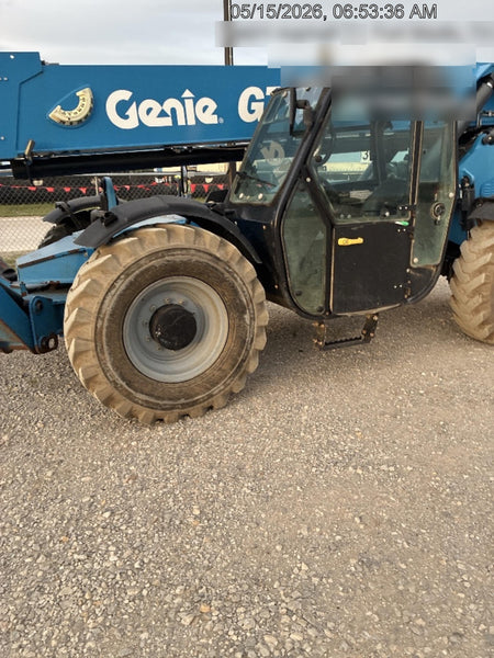 2018 Genie GTH-1056 Genie GTH-1056 w/CAB, Solid Tires, Work Lights, 60" carriage/forks, cab mesh, beacon