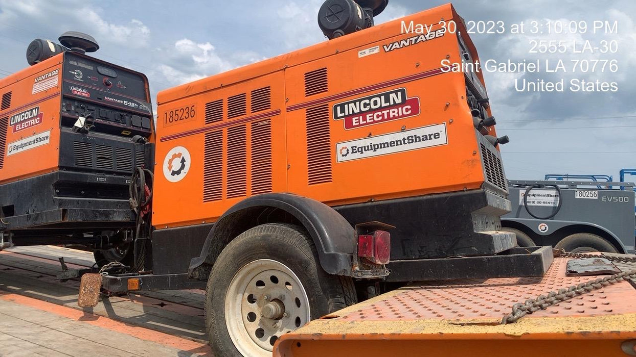 2021 Lincoln Electric Vantage 549X Ready Pak 3, ORANGE (includes trailer, cable rack, fender light kit)