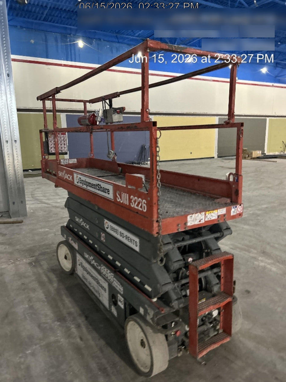 2019 Skyjack SJIII-3226 Standard Options, Trojan Batteries