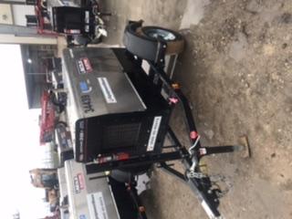 2019 Lincoln Electric Vantage 322 Welder Ready-Pak 3, Two wheel trailer, Fender and Light kit, Cable Rack
