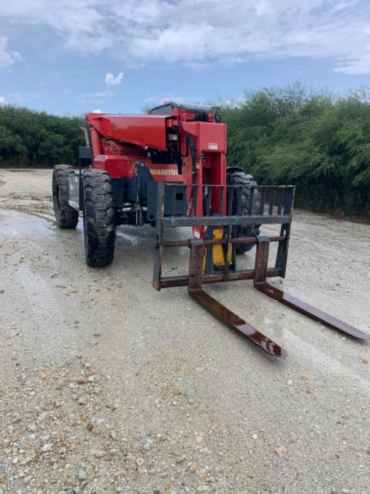 2018 Manitou 12042 Manitou MTA 12042 w/Cab/Heat/AC, Work Lights/Strobe, Aux Hyd, Solid Tires, Lift Hook, 66" Carriage, 72" Forks