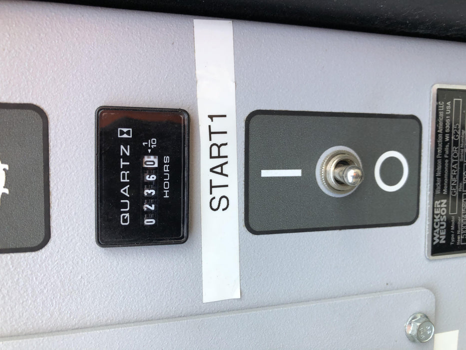 2018 WACKER NEUSON G25