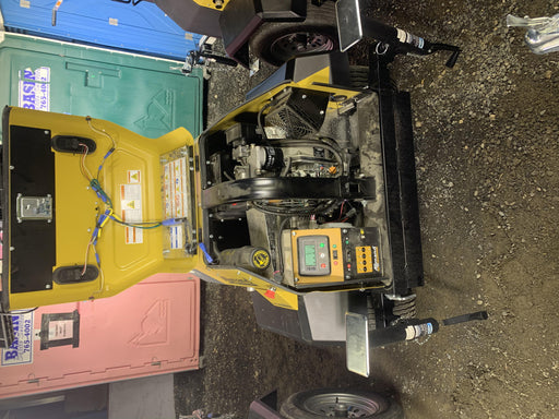 2020 Allmand NLV3GR (4) LED Light Fixture 350W, 23' Vertical Mast, 3kW Prime, Towable, Deep Sea L401, Leveling Jacks, Yanmar T4F 5.8hp