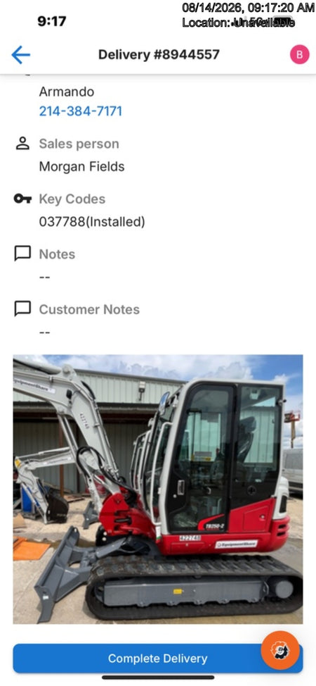 2024 TAKEUCHI TB250-2CR