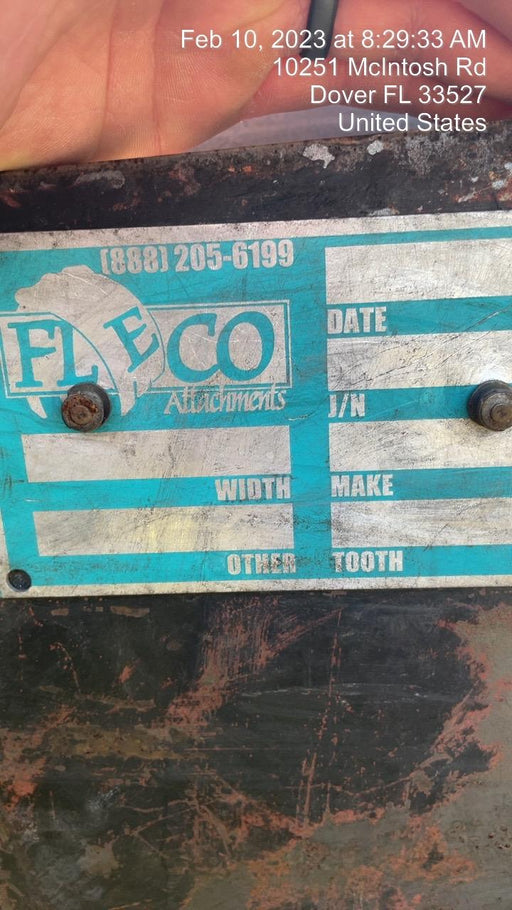 2021 FLECO 120" Grapple Rake - Fleco