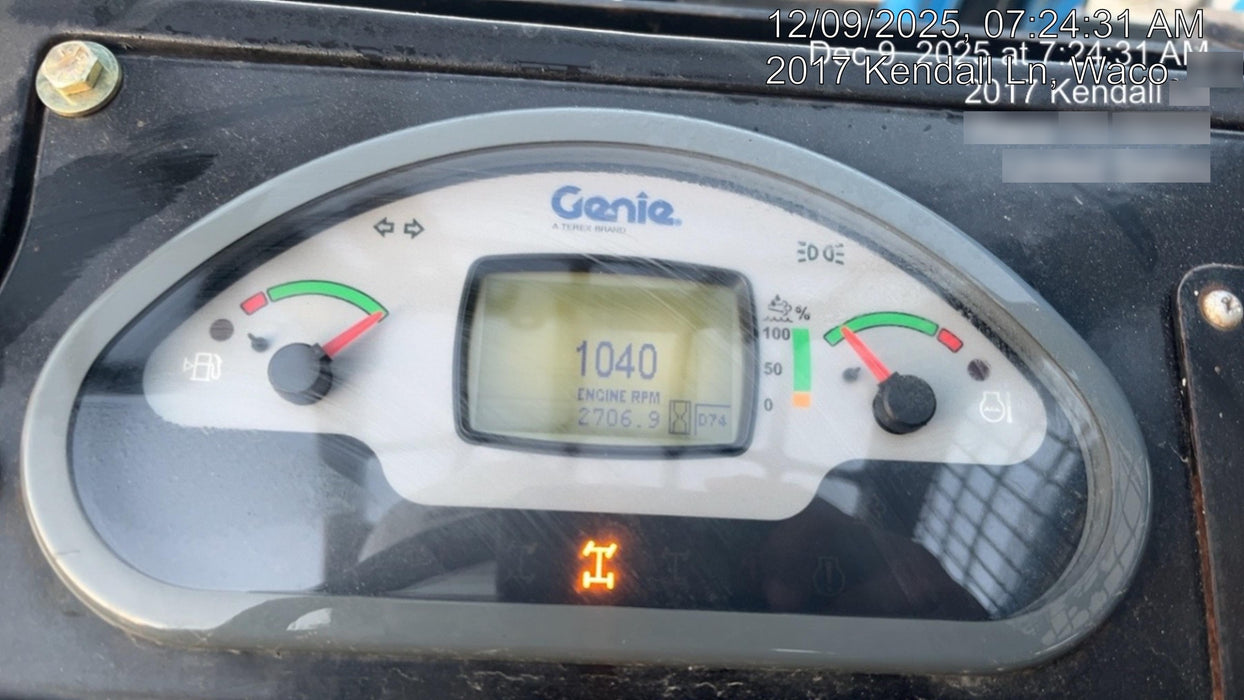 2019 Genie GTH-844 Canopy, Solid RT Tires, LED Work Lights, Beacon 60" QA Carriage, 48" Forks