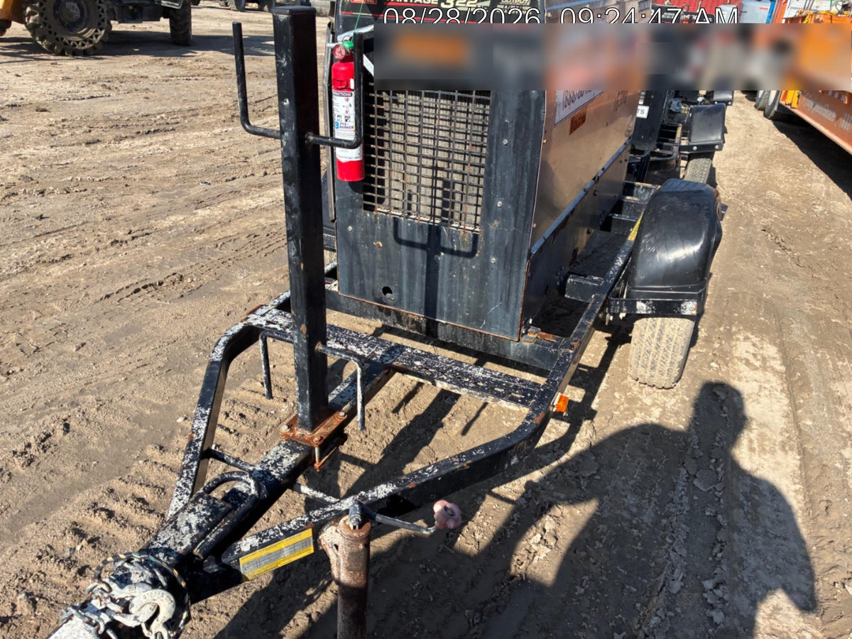 2018 Lincoln Electric Vantage 322 Lincoln Vantage 322 Welder Ready Pak 3 - Vantage 322, Trailer, Fender and light kit, Cable rack