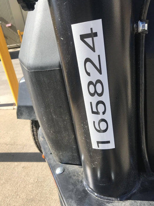 2021 Allmand NLV3GR (4) LED Light Fixture 350W, 23' Vertical Mast, 3kW Prime, Towable, Deep Sea L401, Leveling Jacks, Yanmar T4F 5.8hp