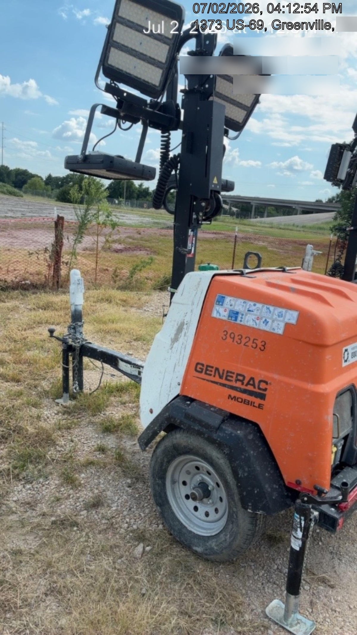 2024 Generac MLT2 Diesel, Flex Switch 120V Input, Powerzone Controller, 
(4) 320W LED Lights, 4kW Generator, 39.9 Gal Fuel Tank, 2" Ball, T3