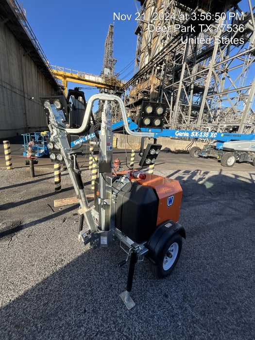 2024 Wanco WLTT-4MM4K Diesel, Deep Sea Controller, Shore Power Plug, Auto Start, (4) 350W LED Floodlights, 4kW Generator, 60 Gal Fuel Tank, 2" Ball, T3