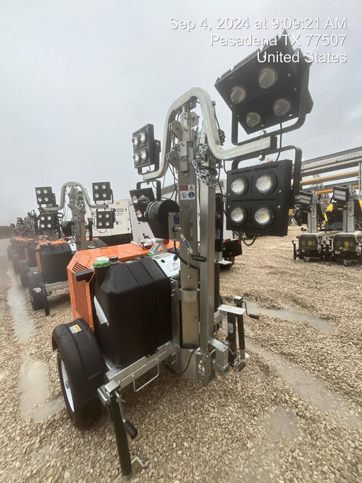 2024 Wanco WLTT-4MM4K Diesel, Deep Sea Controller, Shore Power Plug, Auto Start, (4) 350W LED Floodlights, 4kW Generator, 60 Gal Fuel Tank, 2" Ball, T3