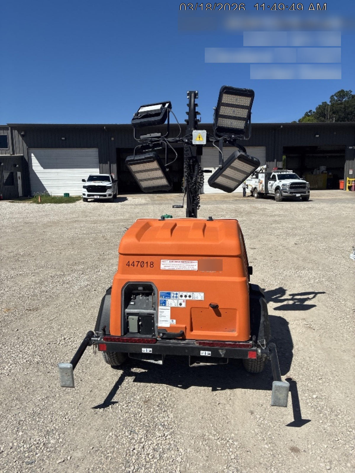 2024 Generac MLTS-4 2.4kW, Mitsu Eng, Analog, LED, Diesel.