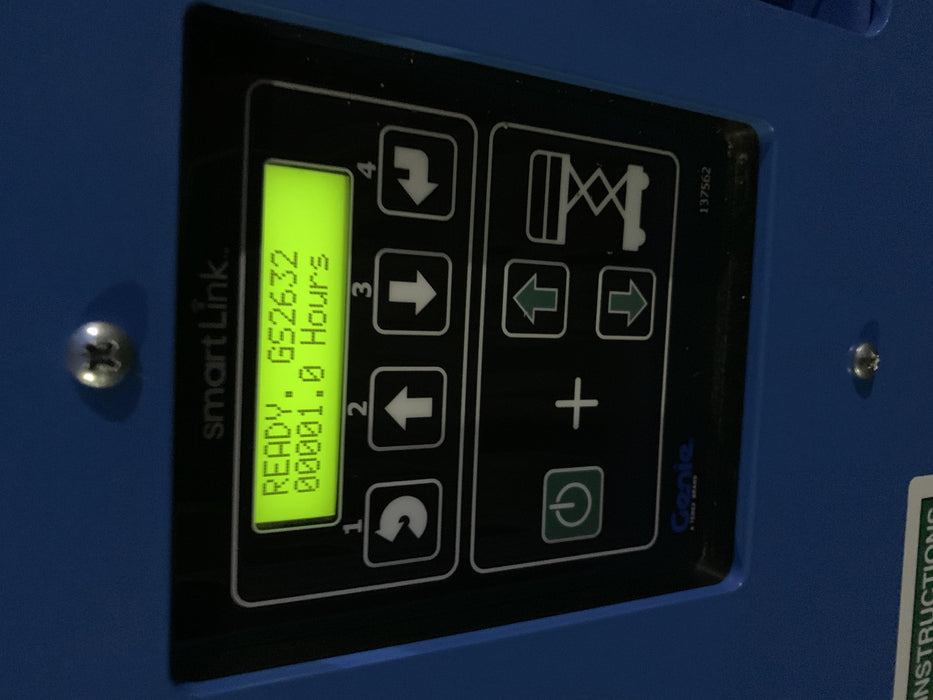 2020 Genie GS-2632 Solid NM Tires, Folding Rails with Half-Height Swing Gate, Beacon, 800W Invertor