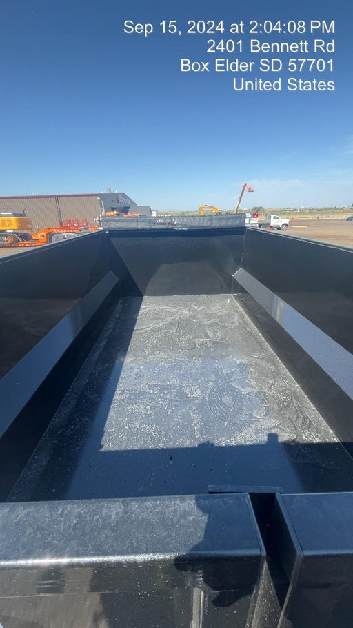 2024 TEXAS PRIDE TRAILERS 14'L x 7'W 5 Cu Yd Trunnion Hydraulic Dump