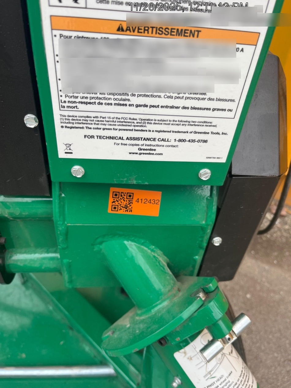 2024 GREENLEE 854DX