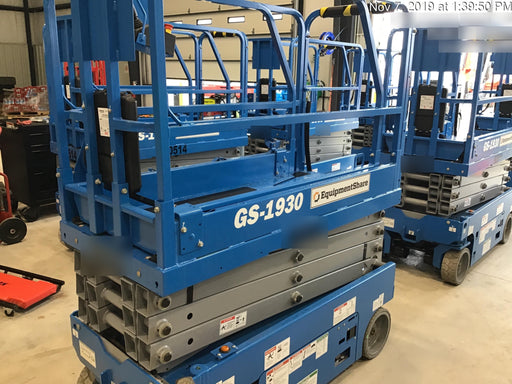 2019 Genie GS-1930 Fixed Rails with Chain Entry