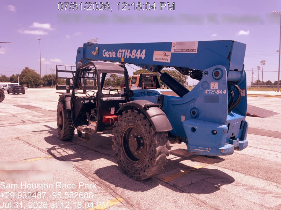 2018 Genie GTH-844 Genie GTH-844, Solid Tires, 60" carriage/forks, Open ROPS, Work Lights