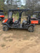 2022 Kubota RTV-X1140W-H Plastic Canopy, Windshield Acrylic Clear, LED Strobe Light, Wire Harness Kit, Back up Alarm