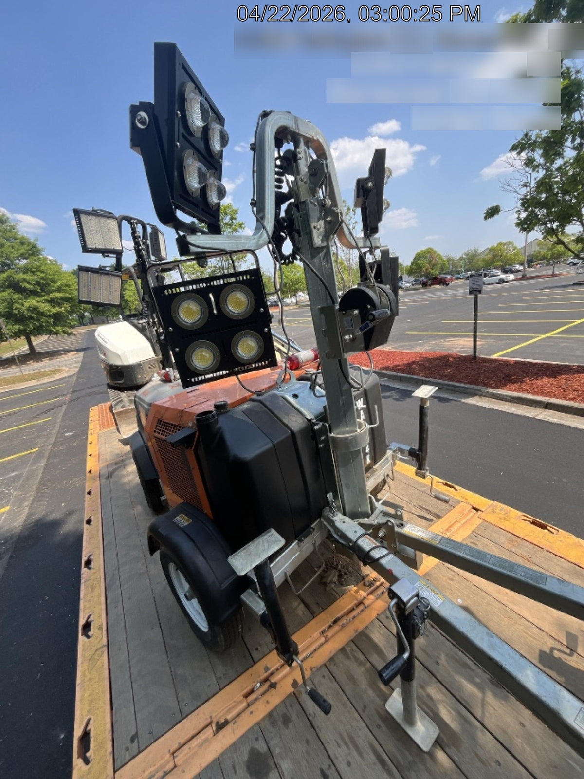 2025 Wanco WLTT-4MM4K Diesel, Mitsubishi L2E, 9.0HP @1800 rpm, Deep Sea Controller, Shore Power Plug, Auto Start, (4) 350W LED Floodlights, 4kW Generator, 60 Gal Fuel Tank, 2" Ball, T3