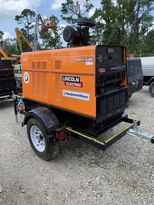 2021 Lincoln Electric Vantage 322 Vantage 322 Ready Pak 3 w/ Decals, ORANGE (includes trailer, cable rack, fender light kit) NO Telematics