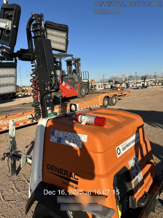 2023 Generac MLT2 Diesel, Flex Switch 120V Input, Powerzone Controller, 
(4) 320W LED Lights, 4kW Generator, 39.9 Gal Fuel Tank, 2" Ball, T3