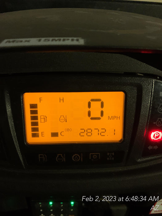 2022 Kubota RTV-X1140W-H Plastic Canopy, Windshield Acrylic Clear, LED Strobe Light, Wire Harness Kit, Back up Alarm