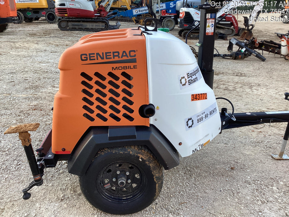 2023 Generac MLT2 Diesel, Flex Switch 120V Input, Powerzone Controller, (4) 320W LED Lights, 4kW Generator, 39.9 Gal Fuel Tank, 2" Ball, T3