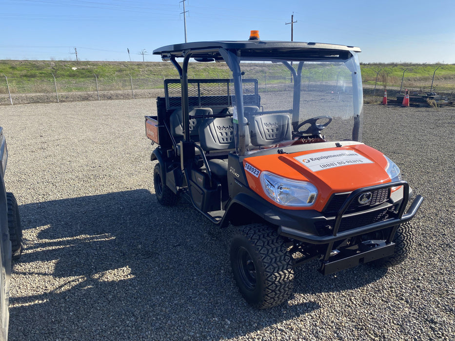 Kubota RTV-X1140W-H Plastic Canopy, Windshield Acrylic Clear, LED Strobe Light, Wire Harness Kit, Back up Alarm