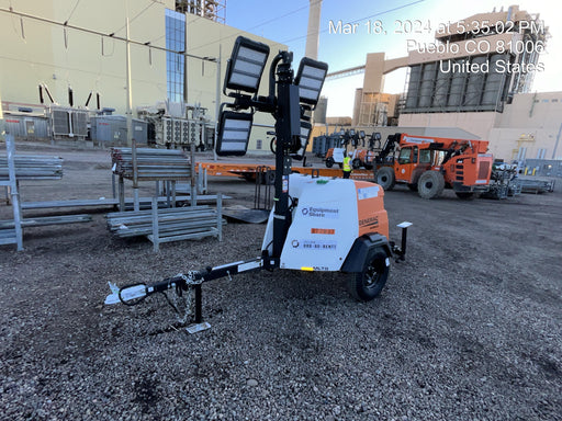 2023 Generac MLT2 Diesel, Flex Switch 120V Input, Powerzone Controller, 
(4) 320W LED Lights, 4kW Generator, 39.9 Gal Fuel Tank, 2" Ball, T3